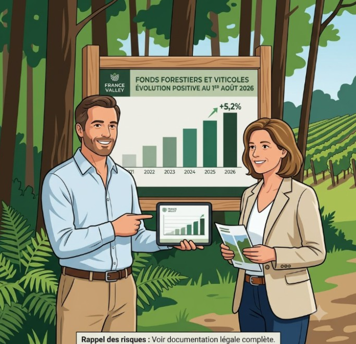 Évolution des prix de souscription des fonds France Valley